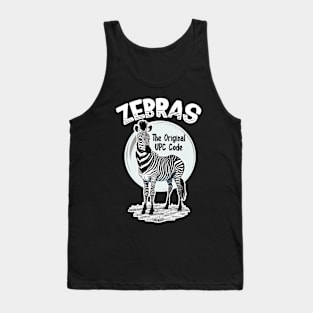 Zebras - The Original UPC Code Tank Top